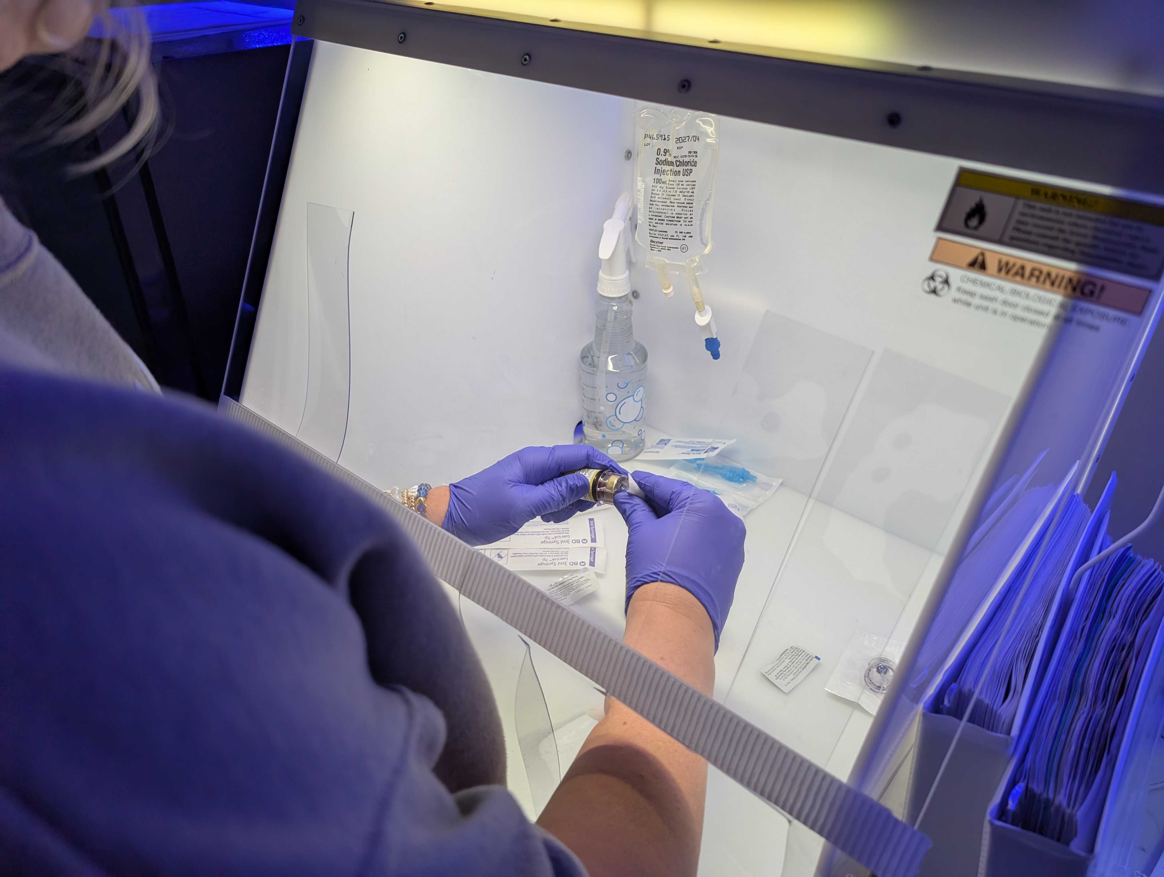 Photo from inside our IV therapy lounge